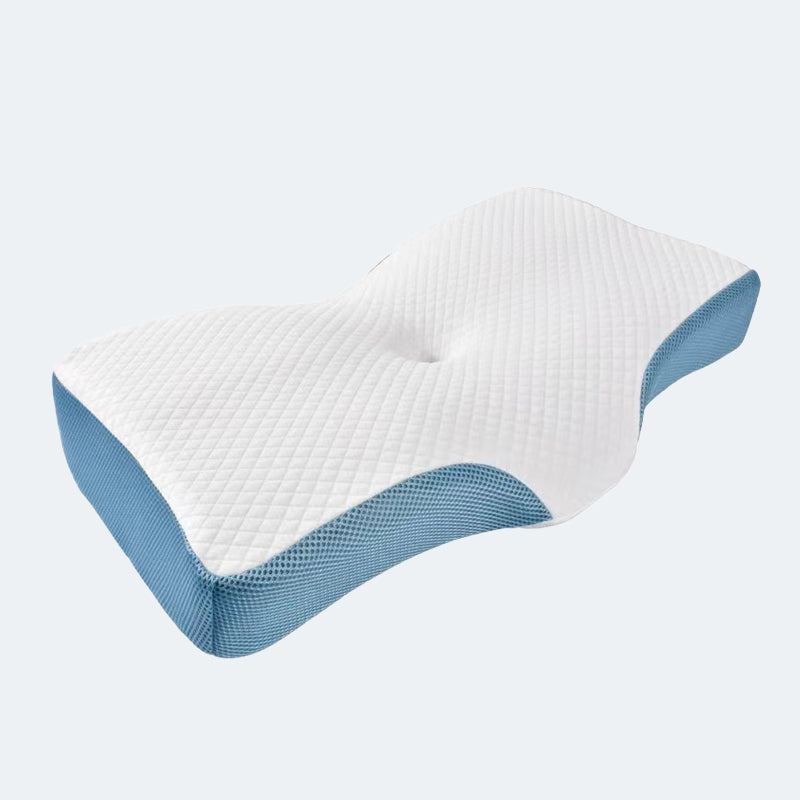 Suprmat Memory foam pillow in blue