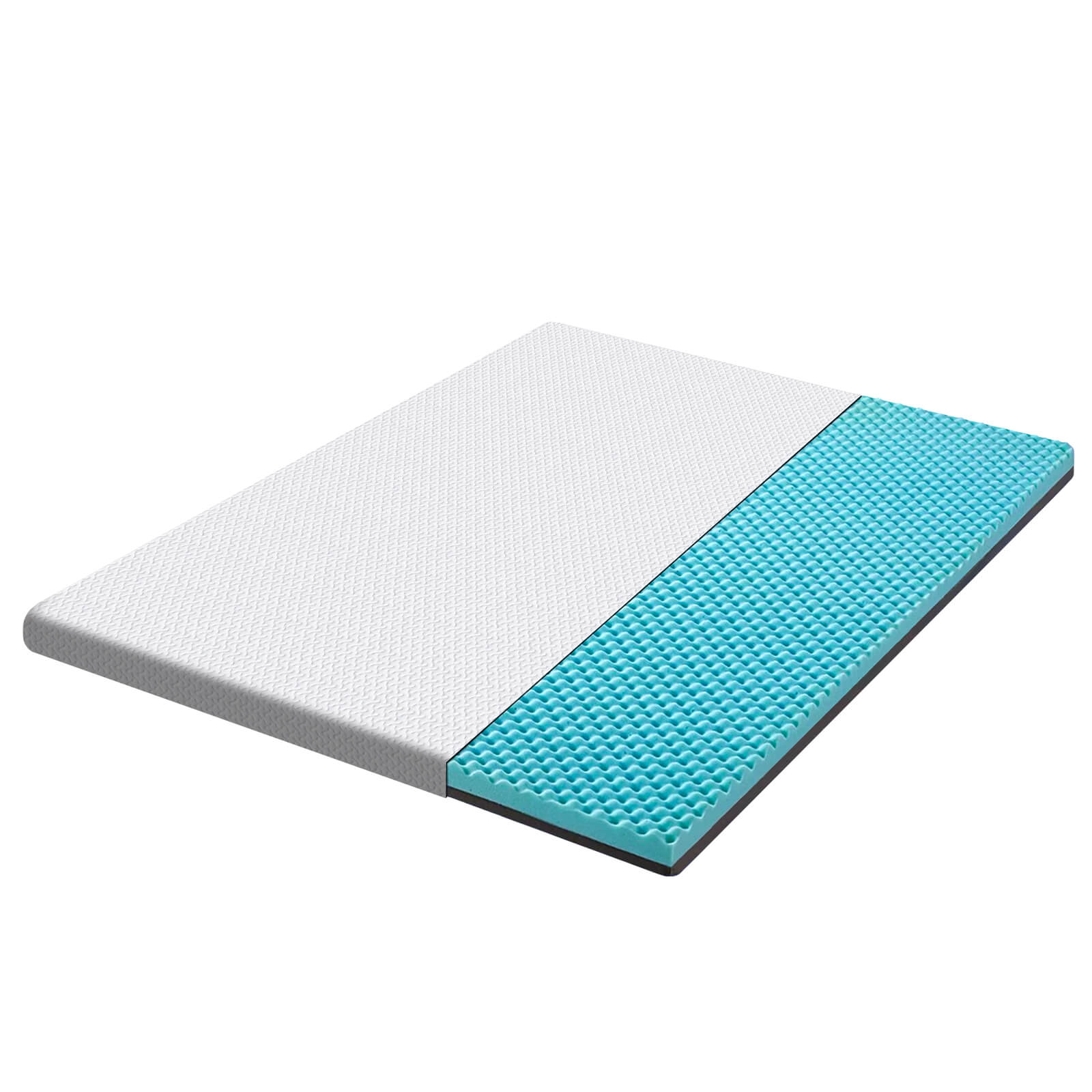 Suprmat Surmatelas Hauteur 7,5 cm Niveau de Fermeté H2/H3 Matelas en Mousse à Mémoire de Forme, Housse Lavable