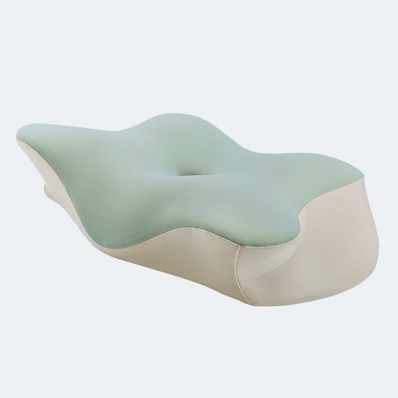 Suprmat Butterfly-shaped memory foam pillow in green